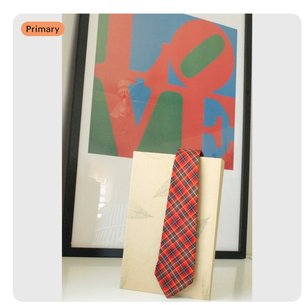 Red Innis Clan Tartan Tie